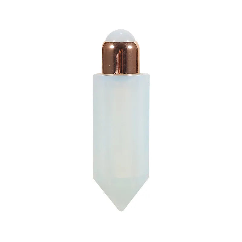 Home Massage Roller With Crystal Jade - Bellarte Enchanté Home Massage Roller With Crystal Jade